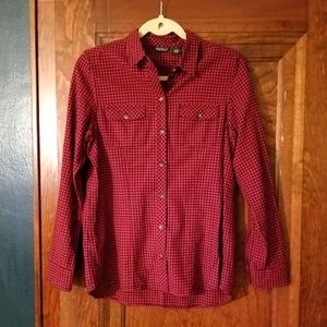 Eddie Bauer Red Checkered Flannel